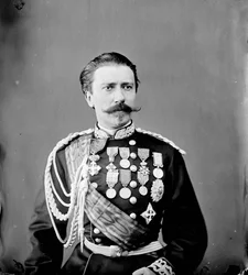 Porträt von General Hector Bertolé-Viale (1829 - 1892), Kriegsminister des Königreichs Italien
